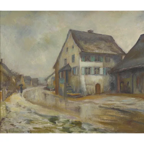 Fritz Pümpin — "Regenwetter in Böckten".