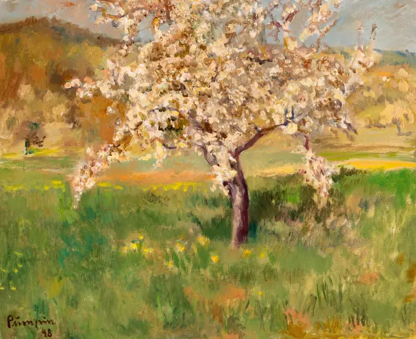 Frühling bei Böckten. 1948