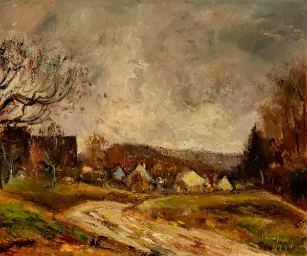 Herbststurm bei Wenslingen. 1944