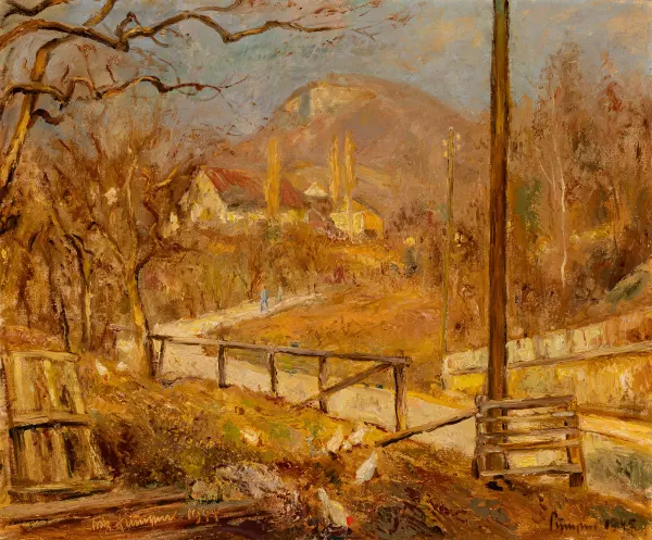 Vorfrühling. Sissacherfluh. 1945