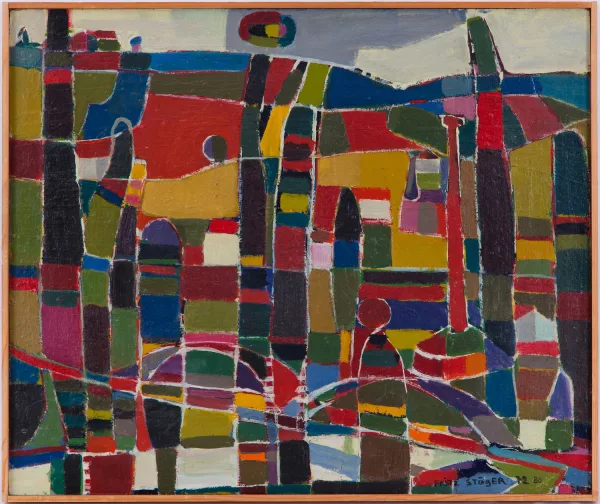 Fritz Stäger — Pont sur le Pougny",