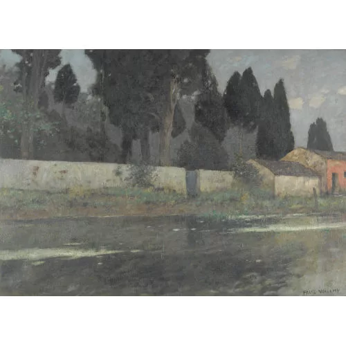 Fritz Voellmy — Sommerliche Flusslandschaft.