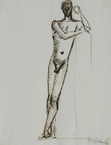 Fritz Wotruba — Stehender Knabenakt