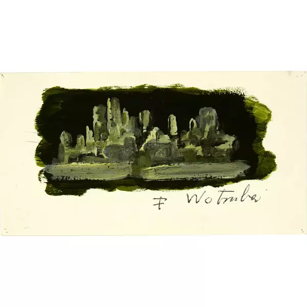 Fritz Wotruba — Ohne Titel (Skizze) — Galerie Kornfeld