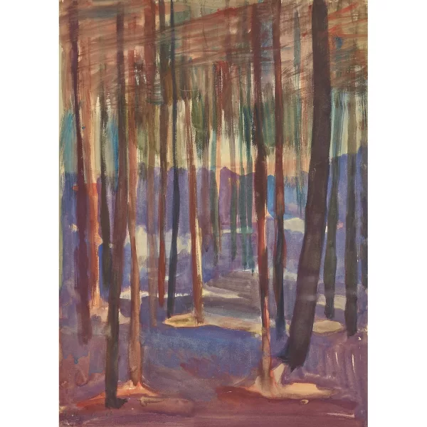 Fritz Zbinden — Waldinneres.