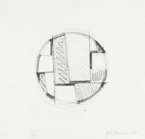 Fritz Glarner — Drawing Tondo No. 3, 1959