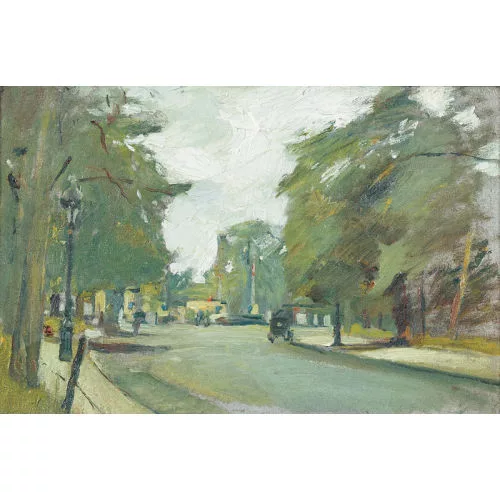 Fritz Glarner — Sommerliche Strassenpartie.