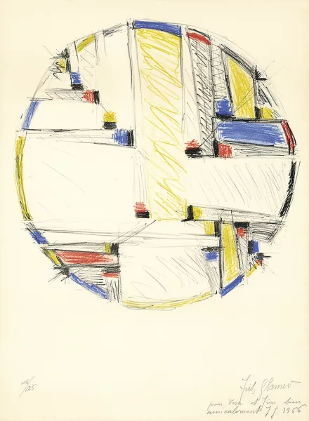 Fritz Glarner — Tondo, 1966