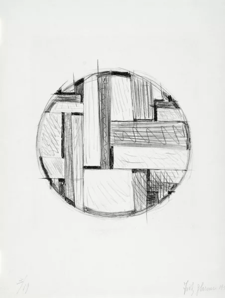 Fritz Glarner — Drawing Tondo No. 6, 1959