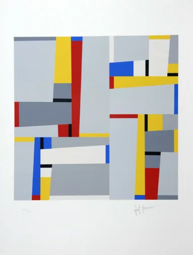 Fritz Glarner — Komposition (Relational Painting Nr. 96), 1966