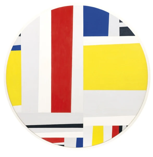 Fritz Glarner — Relational Painting Tondo No. 18, 1950-1951