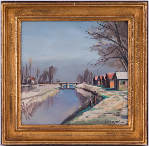 Gabriel Haberjahn — Le canal du Buron, Yverdon,