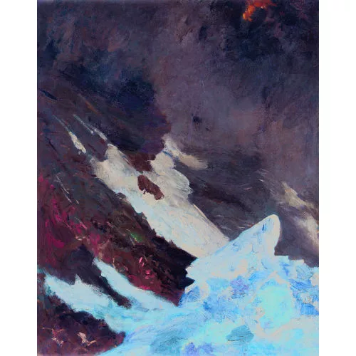 Gabriel Loppé — L′avalanche.