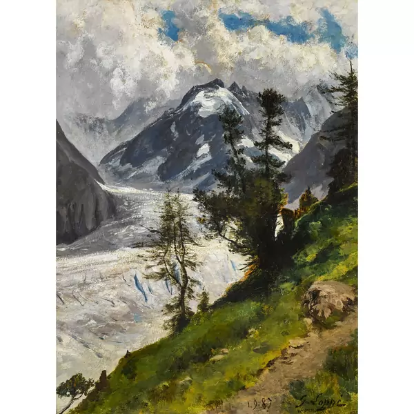 La Mer de Glace et l'Aiguille du Tacul