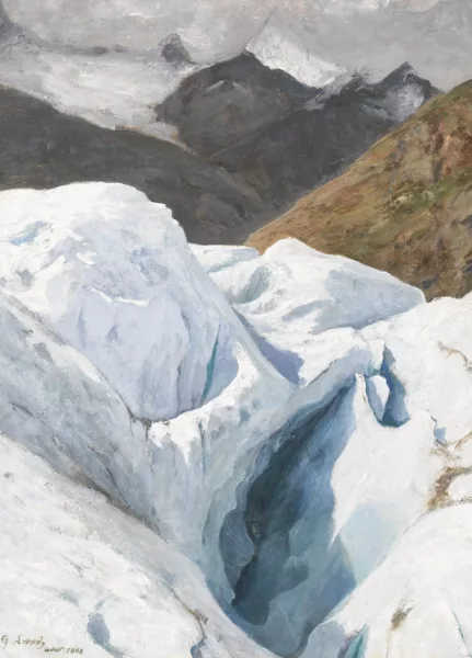 Gabriel Loppé — "Sur le Glacier de Gorner".