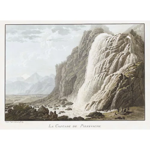 GABRIEL LORY — "La Cascade de Pissevache".