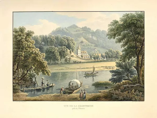 Gabriel Lory père — Vue de la Chartreuse/près de Thoune — Galerie Kornfeld