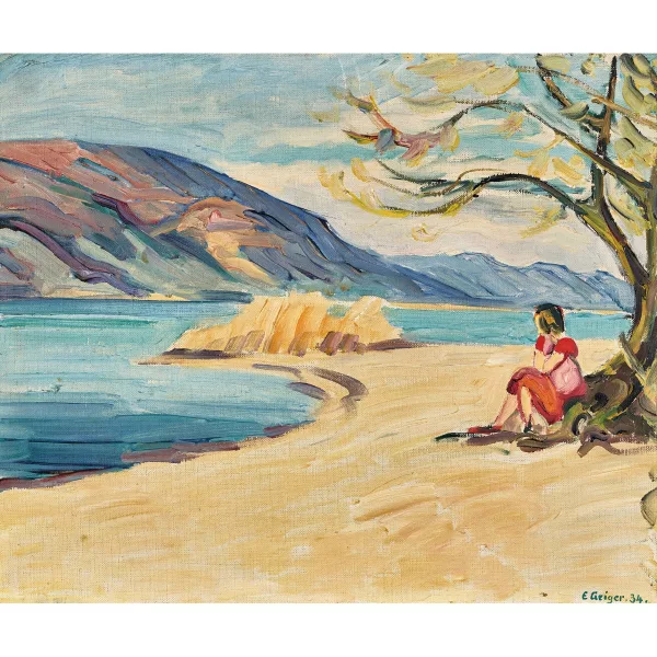 Geiger, Ernst Samuel — Am Bielersee.