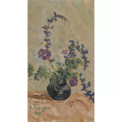 Geiger, Ernst Samuel — Blumenstillleben.