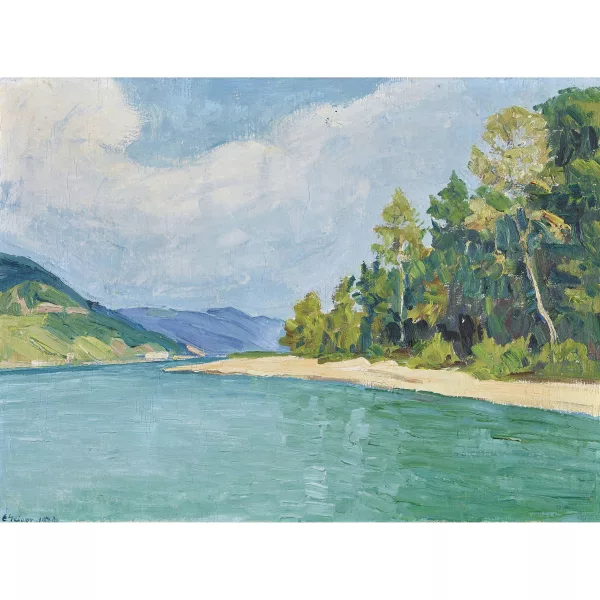 Geiger, Ernst Samuel — "Bei der Petersinsel".