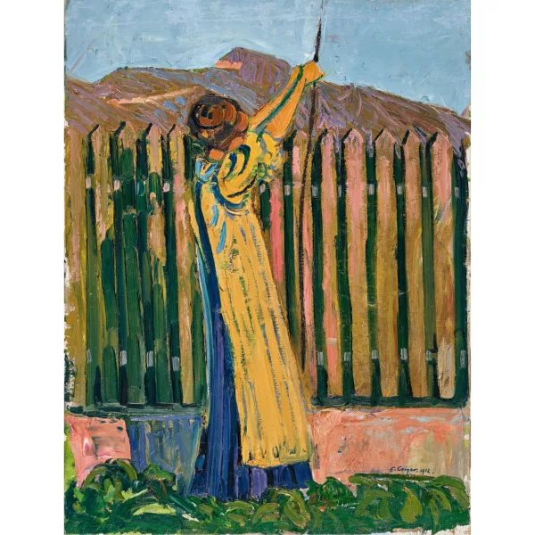 Geiger, Ernst Samuel — Frau im Garten.