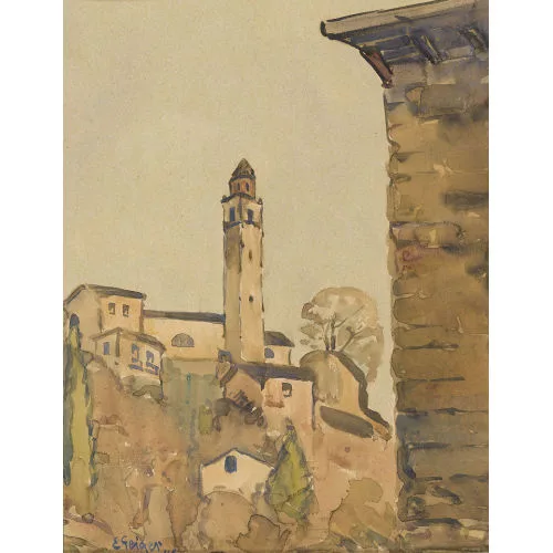 Geiger, Ernst Samuel — Ansicht von Ronco.