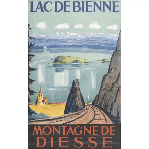 Geiger, Ernst Samuel — "Lac de Bienne".