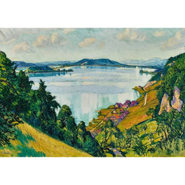 Geiger, Ernst Samuel — "Der See von der Kros aus".