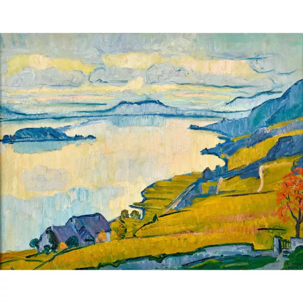 Geiger, Ernst Samuel — "Herbstnachmittag am Bielersee".