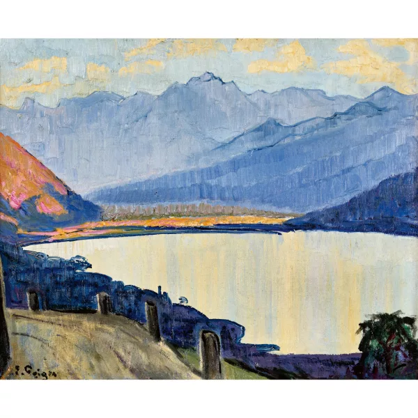 Geiger, Ernst Samuel — "Abend bei Orselina".