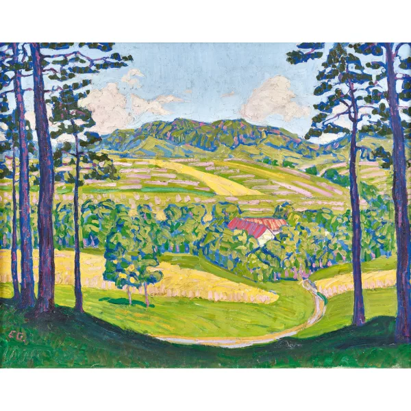 Geiger, Ernst Samuel — Sommerliche Landschaft.