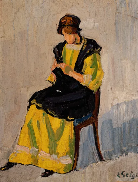 Geiger, Ernst Samuel — Das gelbe Kleid