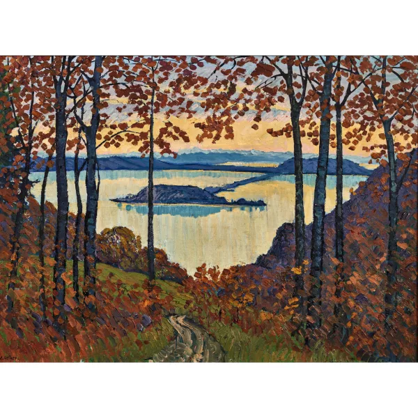 Geiger, Ernst Samuel — "Herbstlandschaft bei Gaicht".