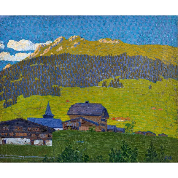 Geiger, Ernst Samuel — "Landschaft bei Lauenen".