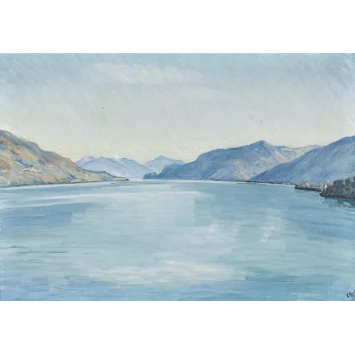 Geiger, Ernst Samuel — Partie am Lago Maggiore.
