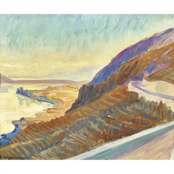 Geiger, Ernst Samuel — "Abend bei Schernelz".