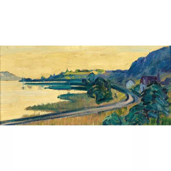Geiger, Ernst Samuel — Am Bielersee.