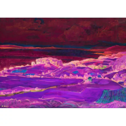 Geiger, Ernst Samuel — "Au dessus du Lac de Neuchâtel".
