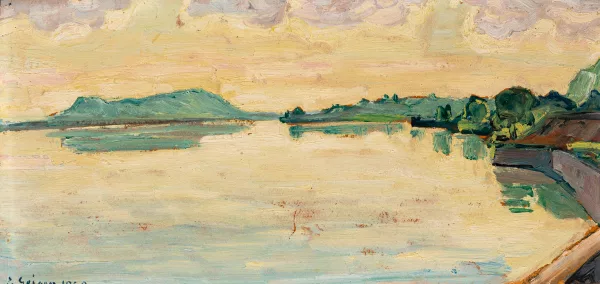 Geiger, Ernst Samuel — Am Bielersee. 1940