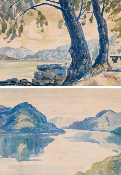 Geiger, Ernst Samuel — Landschaften
