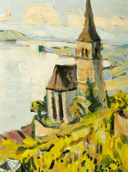 Geiger, Ernst Samuel — Kirche von Ligerz