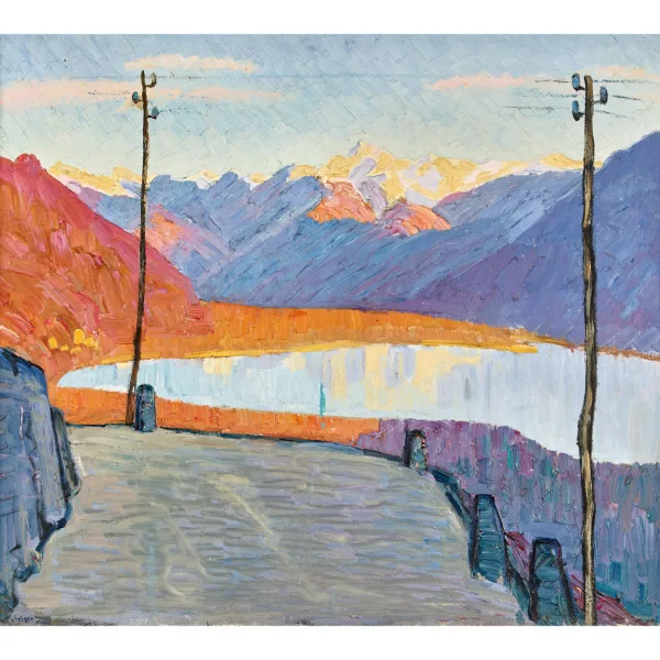 Geiger, Ernst Samuel — "Abend am Langensee".