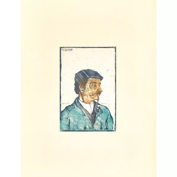 Geiger, Ernst Samuel — "Selbstbildnis".
