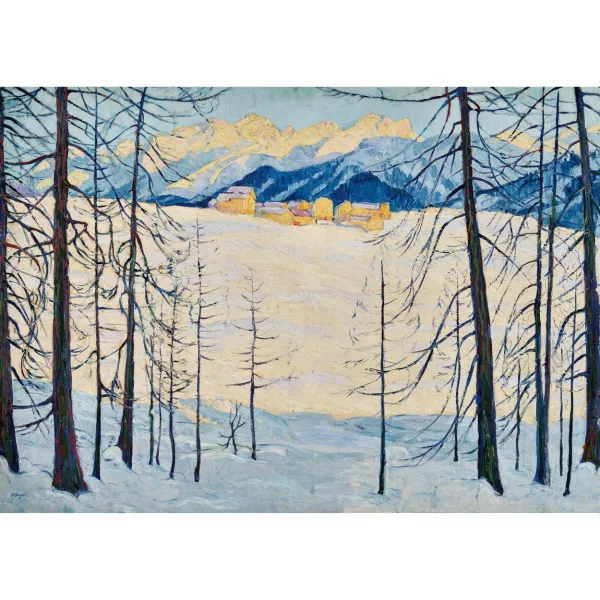 Geiger, Ernst Samuel — Winter im Engadin.