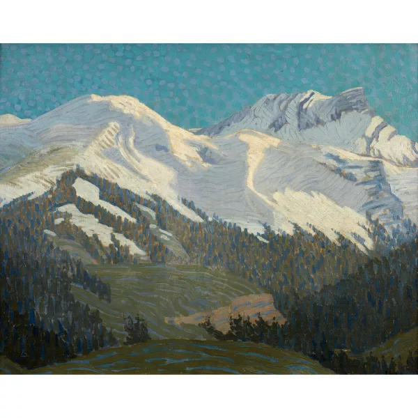 Geiger, Ernst Samuel — "Alpenlandschaft (Wildhorngruppe)".