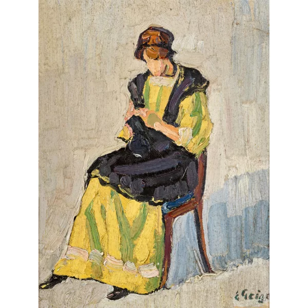 Geiger, Ernst Samuel — "Das gelbe Kleid".