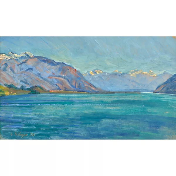 Geiger, Ernst Samuel — Am Lago Maggiore.