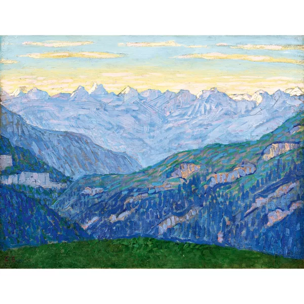 Geiger, Ernst Samuel — "Blick vom Sanetsch".