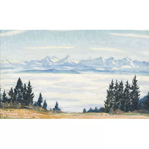 Geiger, Ernst Samuel — "Nebelmeer".