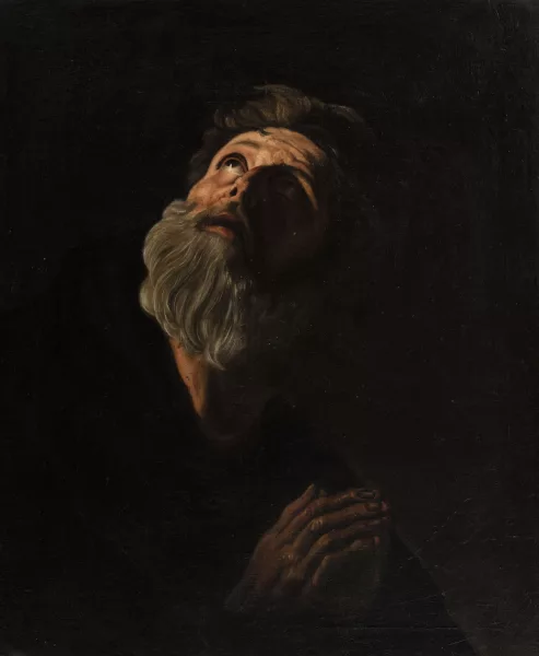 Georg Gsell — Saint en prière